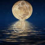 The full moon in Aquarius on August 22